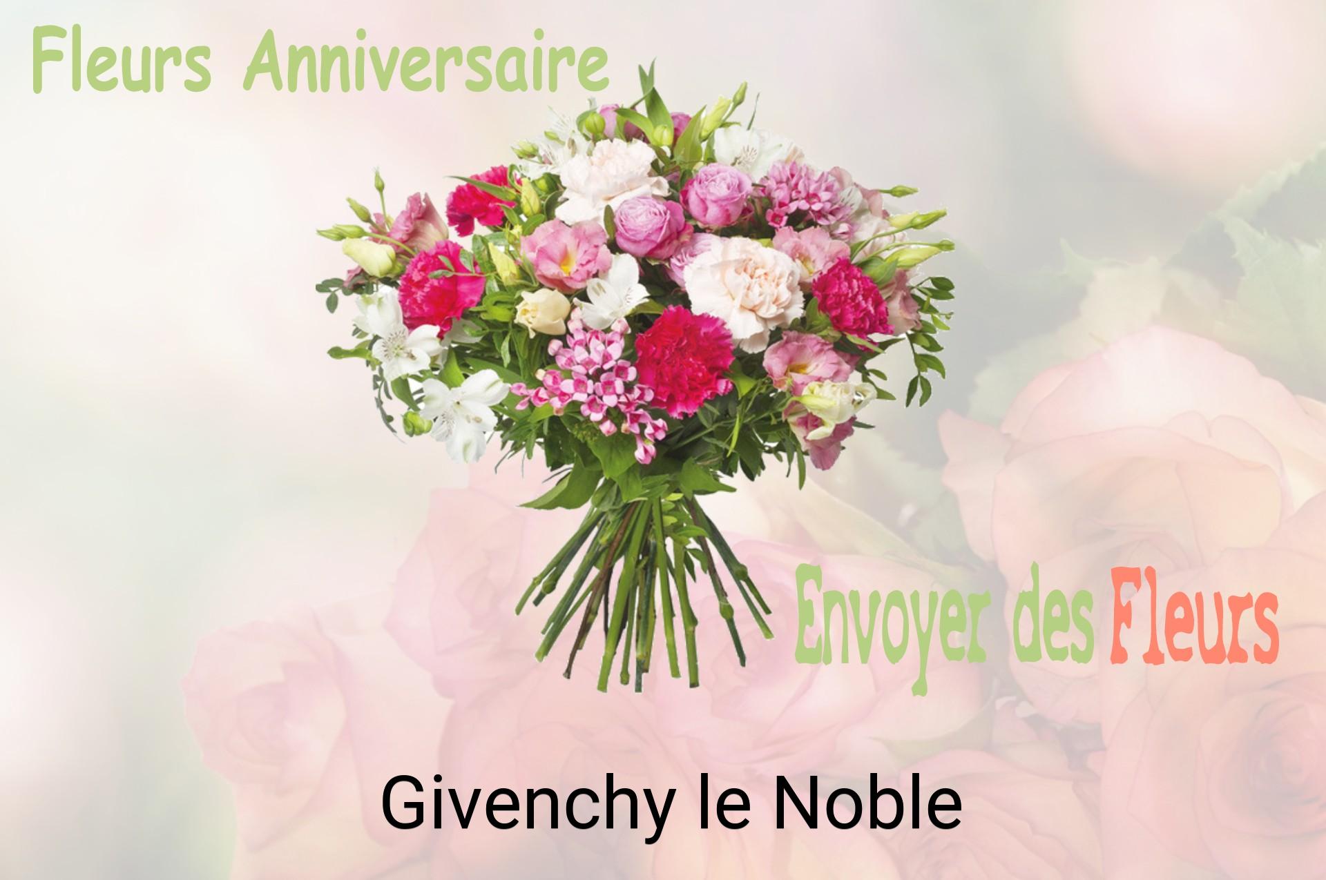 Bouquet de fleurs d’anniversaire livré à Givenchy-le-Noble