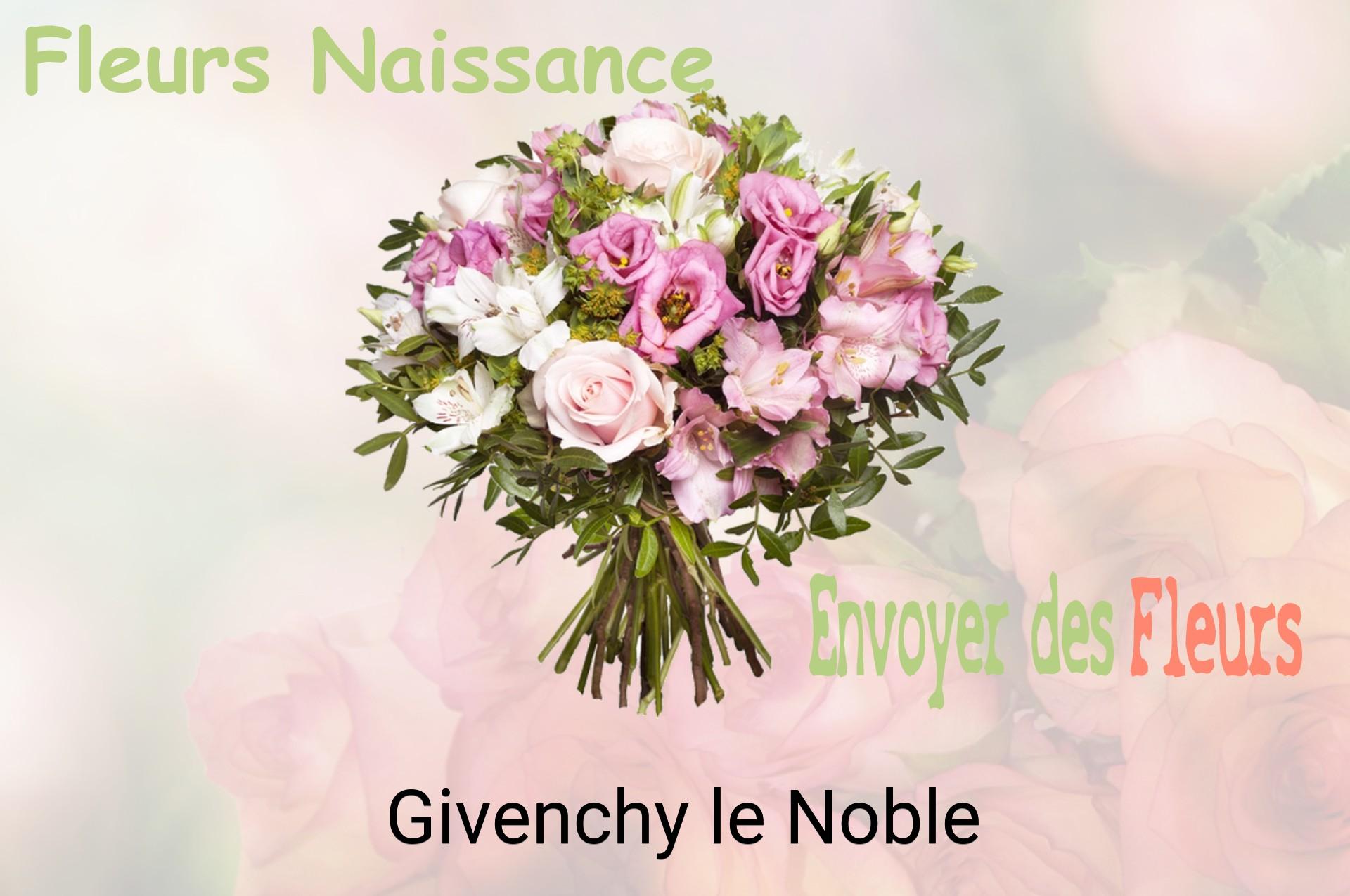 Bouquet de fleurs de naissance livré à Givenchy-le-Noble